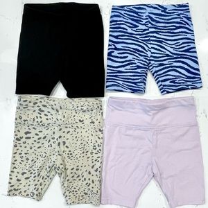 Toddler Girls’ 2T Bundle of 4 Bike Shorts | Various Brands & Colors/Prints